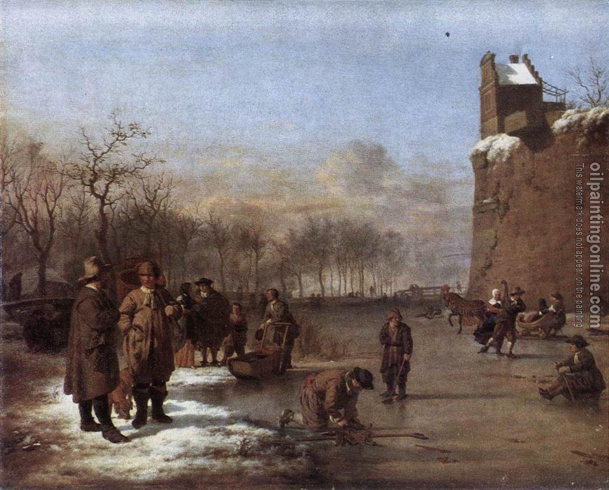 Velde, Adriaen van de - Amusement On The Ice